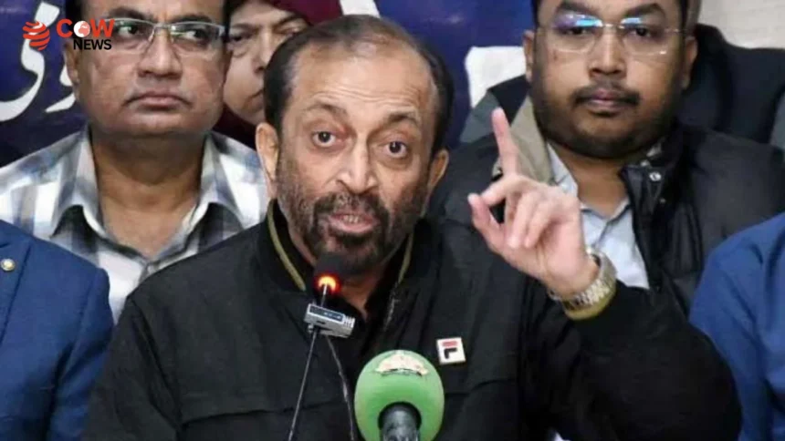 Farooq Sattar Warns Govt Over MQM Demands Issue - The COW News