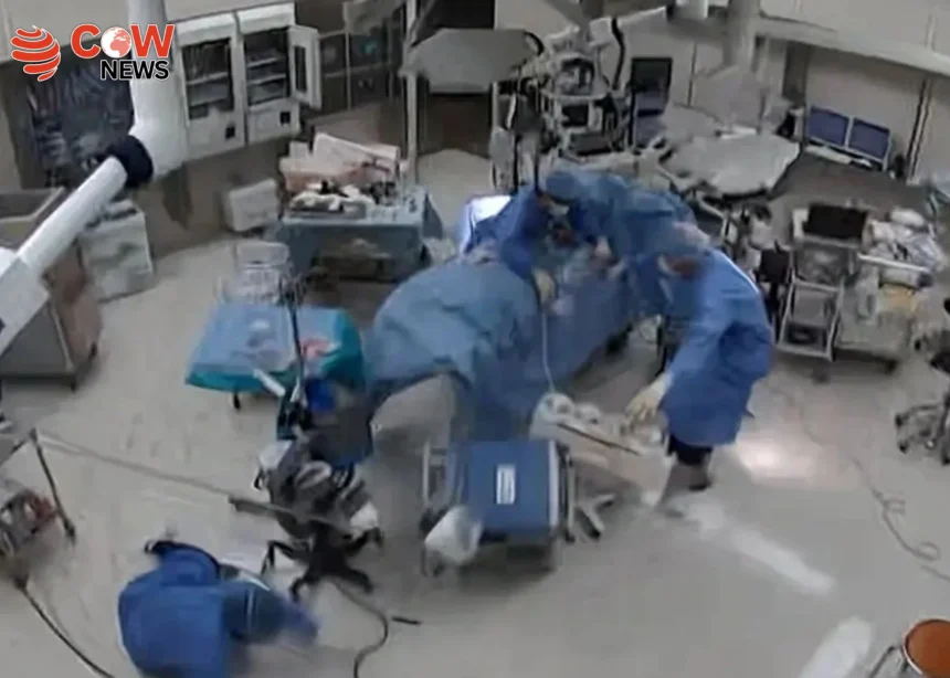 Japan Hospital Staff Shield Patient During 6.8 Earthquake in Viral OT Footage 1 Japan Hospital Staff Shield Patient During 6.8 Earthquake in Viral OT Footage - The COW News