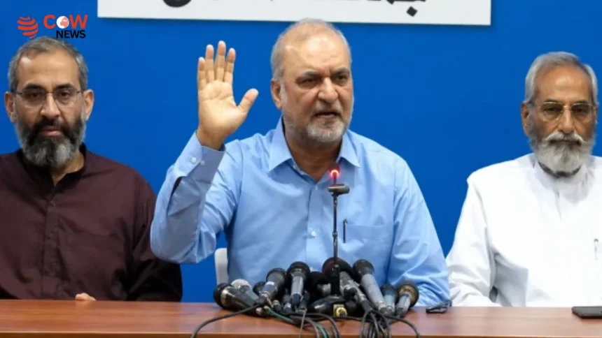 Hafiz Naeem Criticizes Government, Calls for Constitutional Rule and Nationwide Protest - The COW News