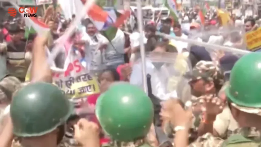 Indian Students Protest Exam Irregularities Facing Police Crackdown 1 Indian Students Protest Exam Irregularities Facing Police Crackdown - The COW News