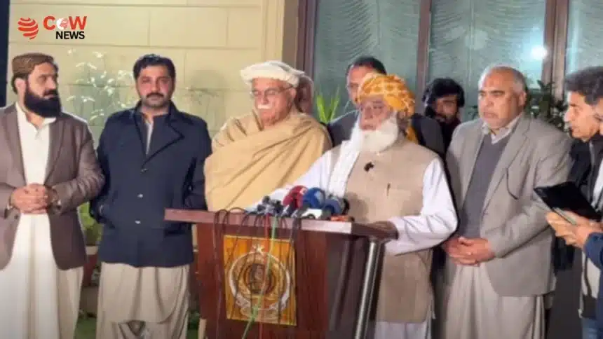 JUI-F and TTAP Agree to Form United Opposition Front 1 JUI-F and TTAP Agree to Form United Opposition Front - The COW News