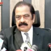 Rana Sanaullah Slams PPP and Action Committee During Azad Kashmir Election Rally - The COW News