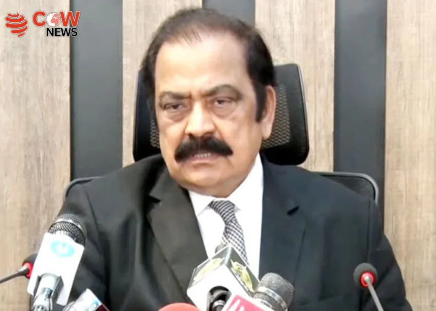 Rana Sanaullah Slams PPP and Action Committee During Azad Kashmir Election Rally - The COW News