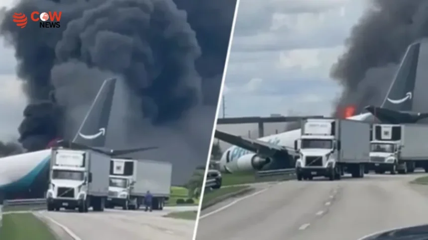 Cargo Plane Crashes Into Vehicles at Miami Airport 1 Cargo Plane Crashes Into Vehicles at Miami Airport - The COW News