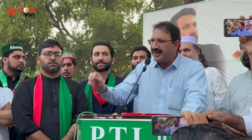 PTI Leader Vows Aggressive March, Interior Ministry Responds 1 PTI Leader Vows Aggressive March, Interior Ministry Responds - The COW News