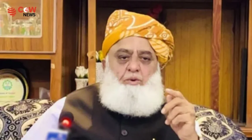 Fazlur Rehman Claims KP Governor’s Rule Targets Provincial Mineral Resources - The COW News
