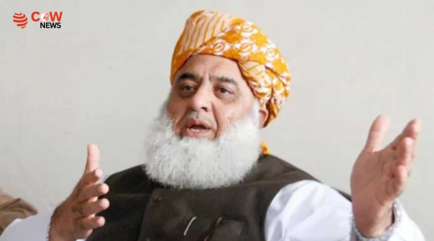 Fazlur Rehman Condemns Force, Calls for Democratic Charter 1 Fazlur Rehman Condemns Force, Calls for Democratic Charter - The COW News