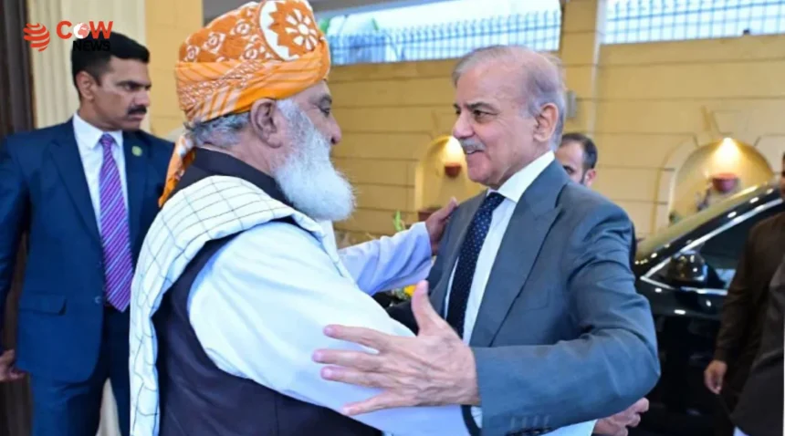 Shehbaz Sharif Calls Fazlur Rehman Over PTI Long March 1 Shehbaz Sharif Calls Fazlur Rehman Over PTI Long March - The COW News