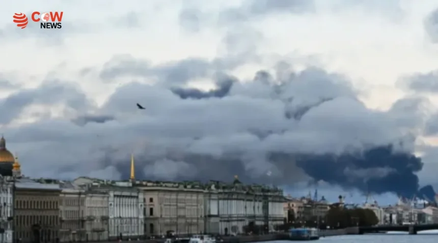 Ukraine Launches Massive Drone Assault Across Russia, Fires Erupt - The COW News